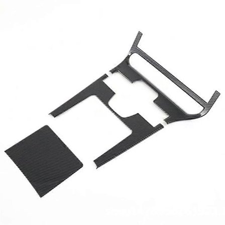 Bil Kulfiber Central Gearskifte Panel Kontrolpanel Mærkat Dæk Trim Sticker til Bz4X 2022 2023