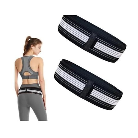 Bælte til lindring af rygsmerter og iskiasbælte til lindring af hoftesmerter L 2 stk L 2PCS