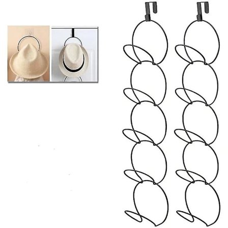 10 kappaleen hattutelinejärjestäjä Baseball-lippisnaulakko