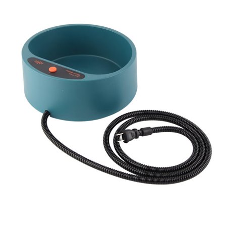 Oppvarmet vannskål for kjæledyr, automatisk vanndispenser for hunder, katter, høns, ender