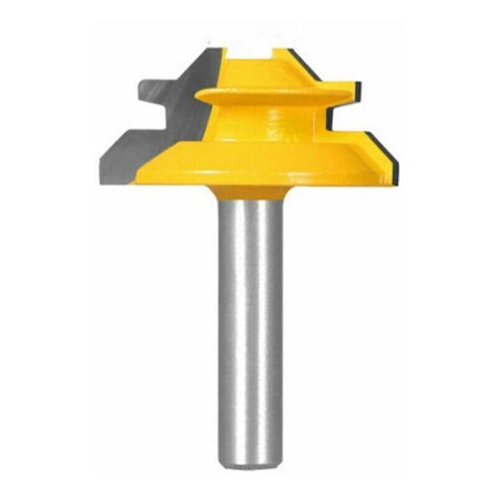 Træbearbejdning Fræsere 45 Graders Låsegering Gehrungsfræser 8 1-1/2 Tommer Skaft Træfræseværktøj Fræsebor Til Karbid