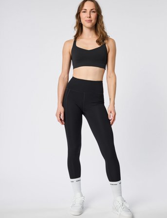 Girlfriend Collective Float Riley Sweetheart Bra - Black - S