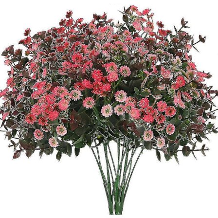 3kpl Keinotekoinen Gypsophila Tekokukkakimppu Tekokasvit Teko Uv Ant Yu Kukkapensaat Maljakkoon Häihin Ind