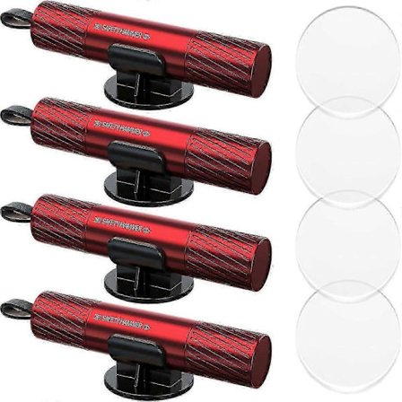 4-pakkaus Hätävasaroita ja Turvavyöleikkureita Autoon - Turvavasara