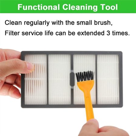 Ersättningstillbehör Filter Huvudsidoborste och dammpåse för S-serien S9+ dammsugare