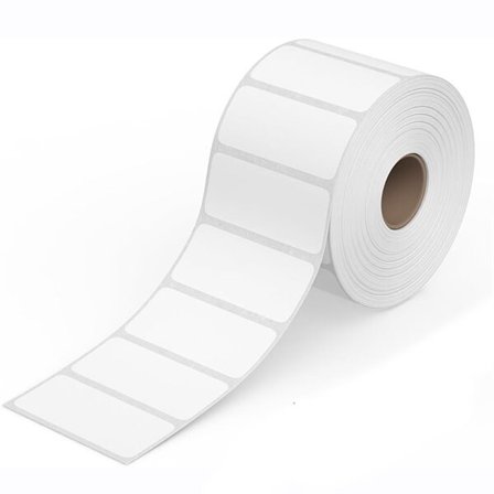 Etikettrulle för termoskrivare 20 x 50 mm – 2500 etiketter per rulle