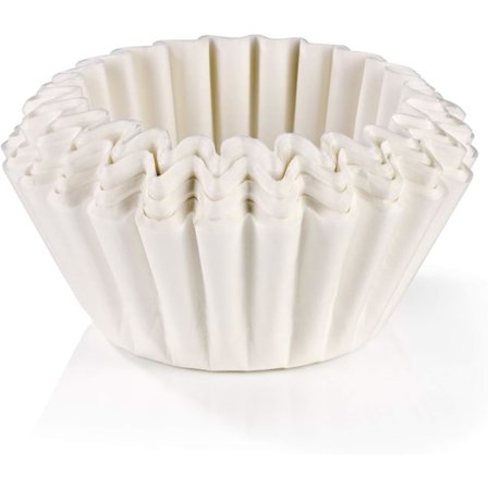 Liten originalförpackning med 100 filterpåsar Universal filterkorg Filterpåsar Neutral smak Pappersfilter för kaffemaskiner med korgfilter [W