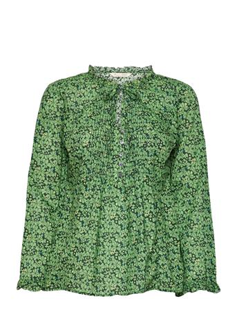 Jordyn Long Blouse Green ODD MOLLY