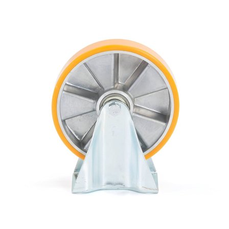 Bockrolle, 200 x 50 mm, TK 400 kg, Polyurethan