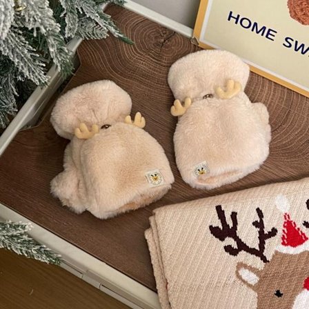 Elg vanter varm handske KHAKI