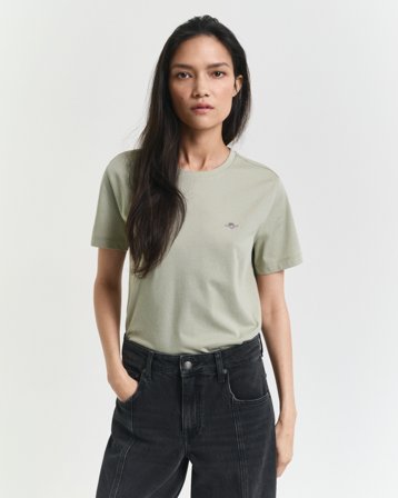 GANT Damen T-Shirt (XL) Grün
