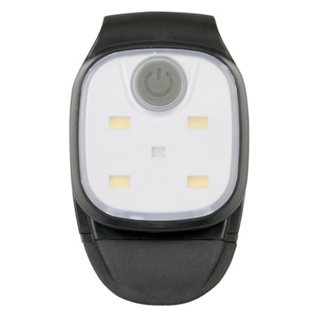 LED-klippelampe, klipp på campinglampe, oppladbar, håndfri hodelykt, liten, bærbar, vanntett