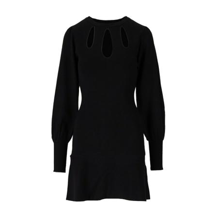 Twinset, Dresses Zwart, Dames, Maat:S,Viscose