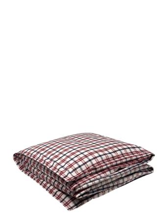 Flannel Double Duvet Home Textiles Bedtextiles Duvet Covers Rød GANT*Betinget Tilbud