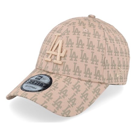 New Era - MLB Beige adjustable Cap - Los Angeles Dodgers Team Monogram 9FORTY Terracotta Adjustable @ Hatstore