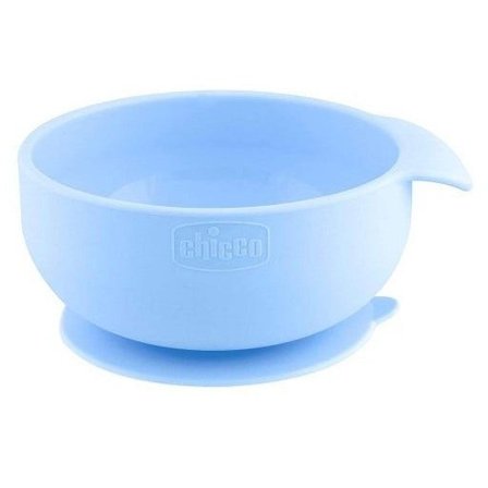 Chicco Ciotola Silicone Azzurra