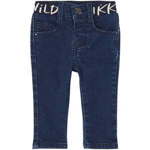 Kids - IKKS Dark Blue Branded Jeans 6 Months - Bottoms - 6 months - Blue