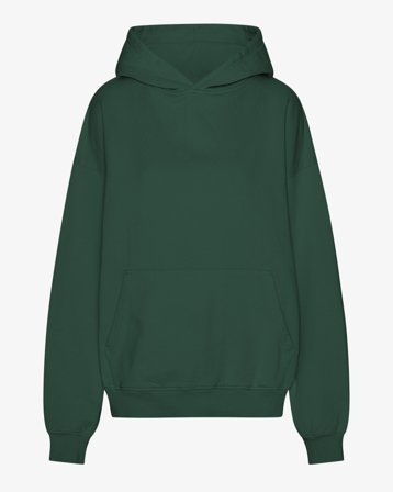 Organic Oversized Hood - Emerald Green M