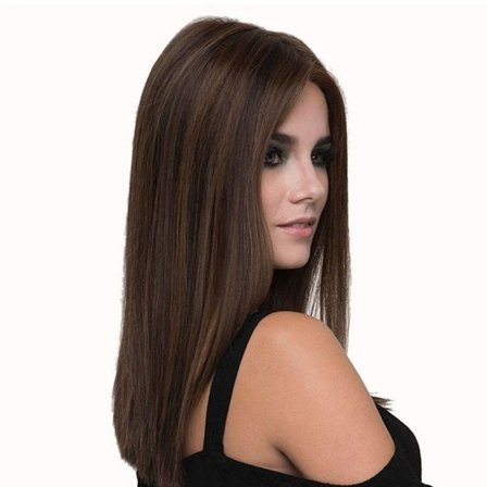 Suora pitkä aitohiustukki naisten etuhiukset joulu