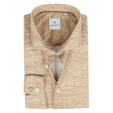 Blue Industry Shirt Brun, Herre Skjorter