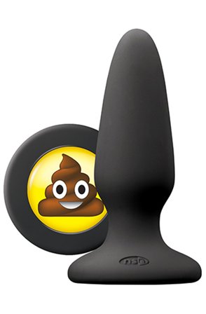 NS Novelties Mojis Sht Medium Black Anaalitappi