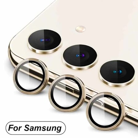 Kameraskyddsring för Samsung Galaxy A55 A35 A15 5G Skyddande linsskydd härdat glas metallkåpa för Galaxy A55 5G A14 4G