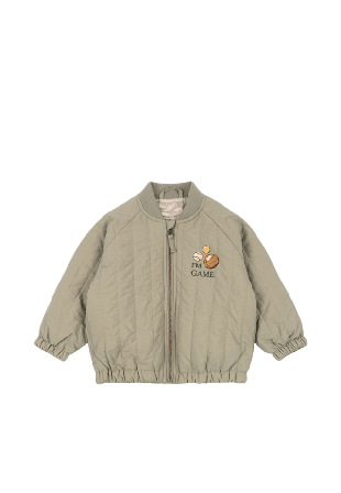 Konges Sløjd JUNO BOMBER JACKET Ytterplagg Herr Grön 3Y