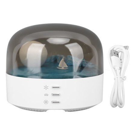 3.2W Kreativ Natlampe Trinløs Dæmpning Øjenbeskyttelse 5V 1A 1200mAh Type C Sengelampe til Soveværelse Gave