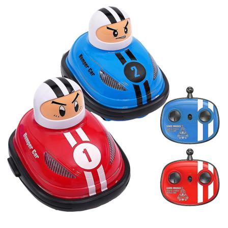 1 sæt Speed Bumper Cars legetøj Mini fjernbetjente Ejectors køretøjer med fjernbetjening [DB]