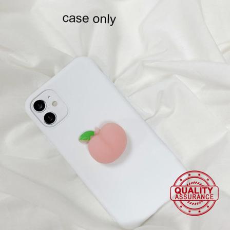 Mjukt Cover Skal 3d Peach Telefonfodral För Phone Case /12pro För