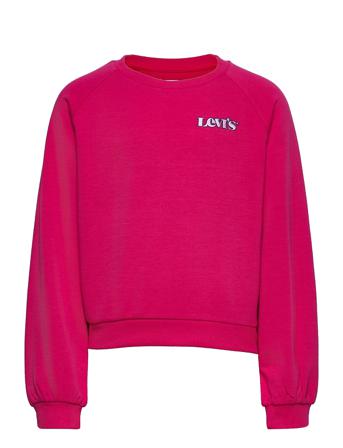 Lvg Benchwarmer Crew Sweatshrt Sweat-shirt Tröja Rosa Levi's