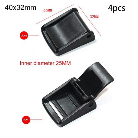 4st Bindremsspänne Plastpressspänne 40X32MM 40x32mm