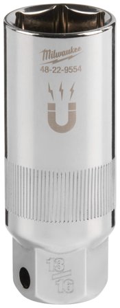 Milwaukee 4932480678 Tændrørshylse magnetisk, 3/8" 20,8 mm, Håndværktøj