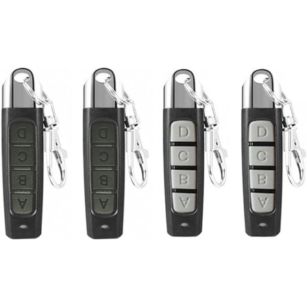4 st 433 MHz Universal Gate Fjärrkontroll, Garageport Fjärrkontroll