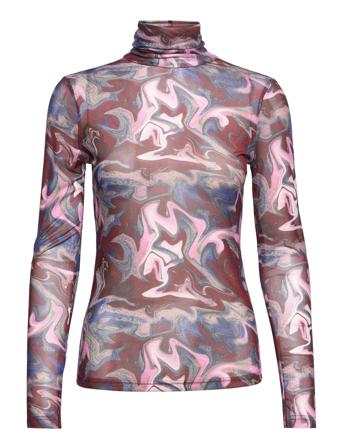 Divia Turtleneck 1 Langærmet T-shirt Multi/mønstret Minus