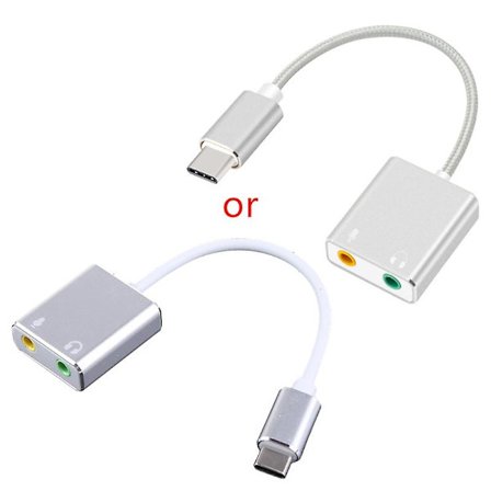 USB Type-C Lydadapter Eksternt Lydkort Egnet Til Windows Mac Linux