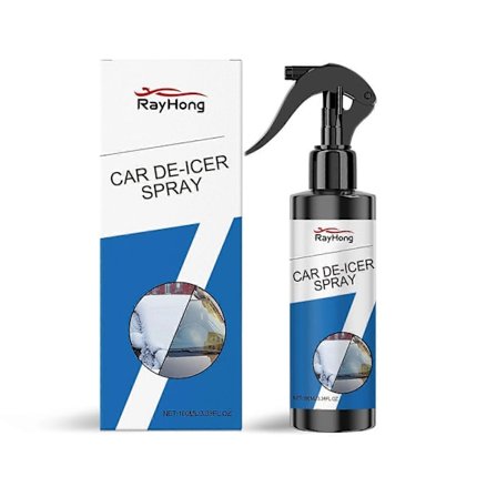 Snabbavkastningsspray för bilar - Smälter snö och is snabbt, skyddar vindruta och fönster