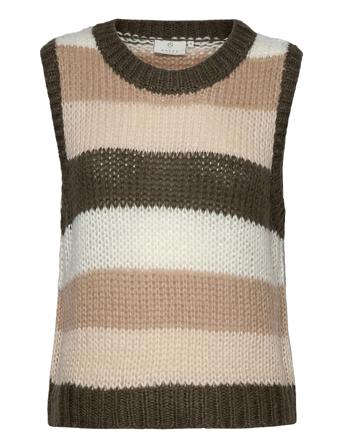 Kamerala Knit Vest Pink Kaffe
