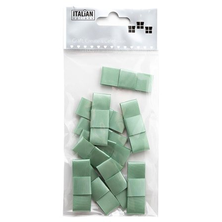 Mini Satinsløjfer Salvia Grøn