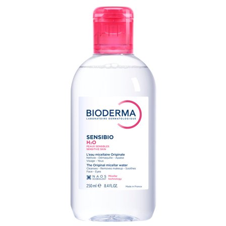 BIODERMA Sensibio H2O Soluzione micellare struccante 250ml - Acqua detergente viso