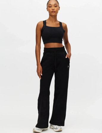 Röhnisch Base Sweat Wide Pants - Black - L