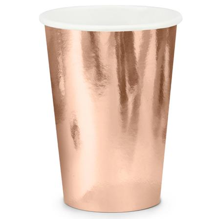 Papirkopper Rosé 6-pakning