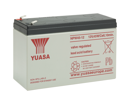 Yuasa NPW45-12 Batteri 12V, 7,5 Ah, Elfördelning & strömförsörjning