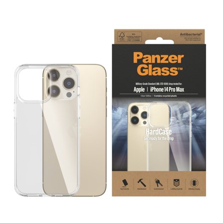Panzer iPhone 14 Pro Max | Clear HardCase PanzerGlass - High quality tempered glass screen protector
