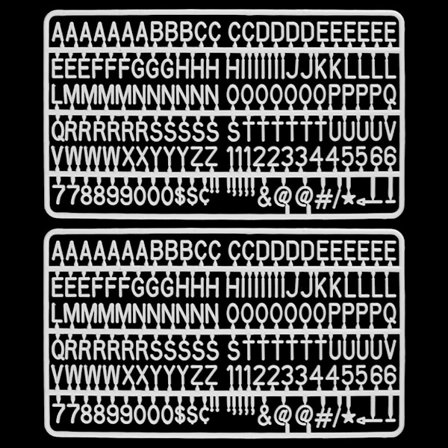 Plastbokstaver Brevtavle Matchende bokstaver Hjemmedekorasjon Tilbehør Tall