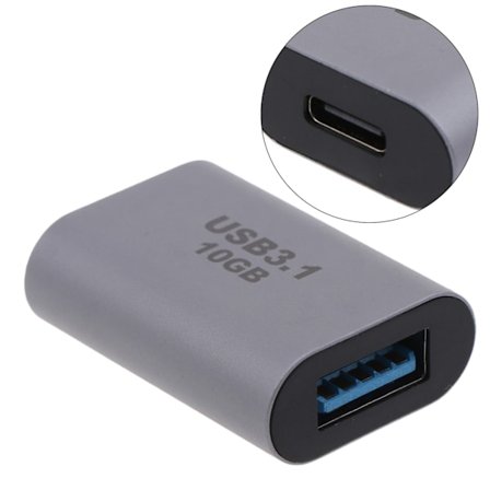 10 Gbps Type C Adapter Hunn til USB 3.0 Hunn Konverter Bærbar USB-C Data Synkroniseringsforlenger Adapter for Laptop Nettbrett