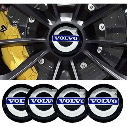 4 stk 64MM navkapsel senterkopp ABS-materiale