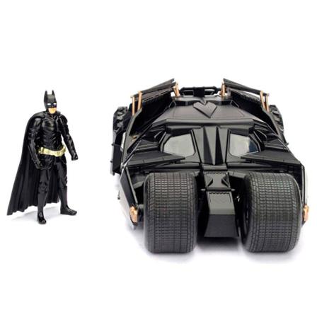 Dc Comics The Dark Knight Batmovil Metal 2008 Car + Figure Set