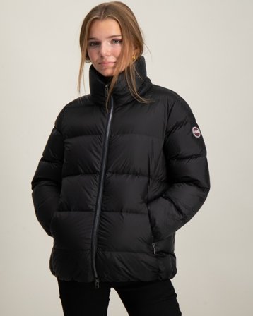 Colmar GIRLS DOWN JKT Czarny Kurtki Dziewczyna - Kids Brand Store