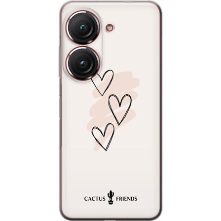 Yhteensopiva Puhelinkuori Asus Asus Zenfone 9 Cactus and Friends - Soft Romance Sketch